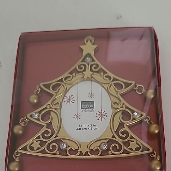 Gold Christmas Tree Ornament by Studio Decor - Picture 1 of 2